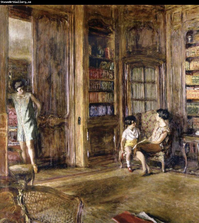 Edouard Vuillard In the Library